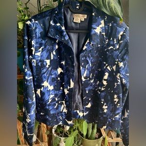 Floral Crop Blazer